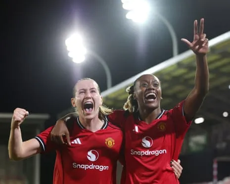 E. Terland Hat-Trick Sends United Into Women's UCL Main Draw